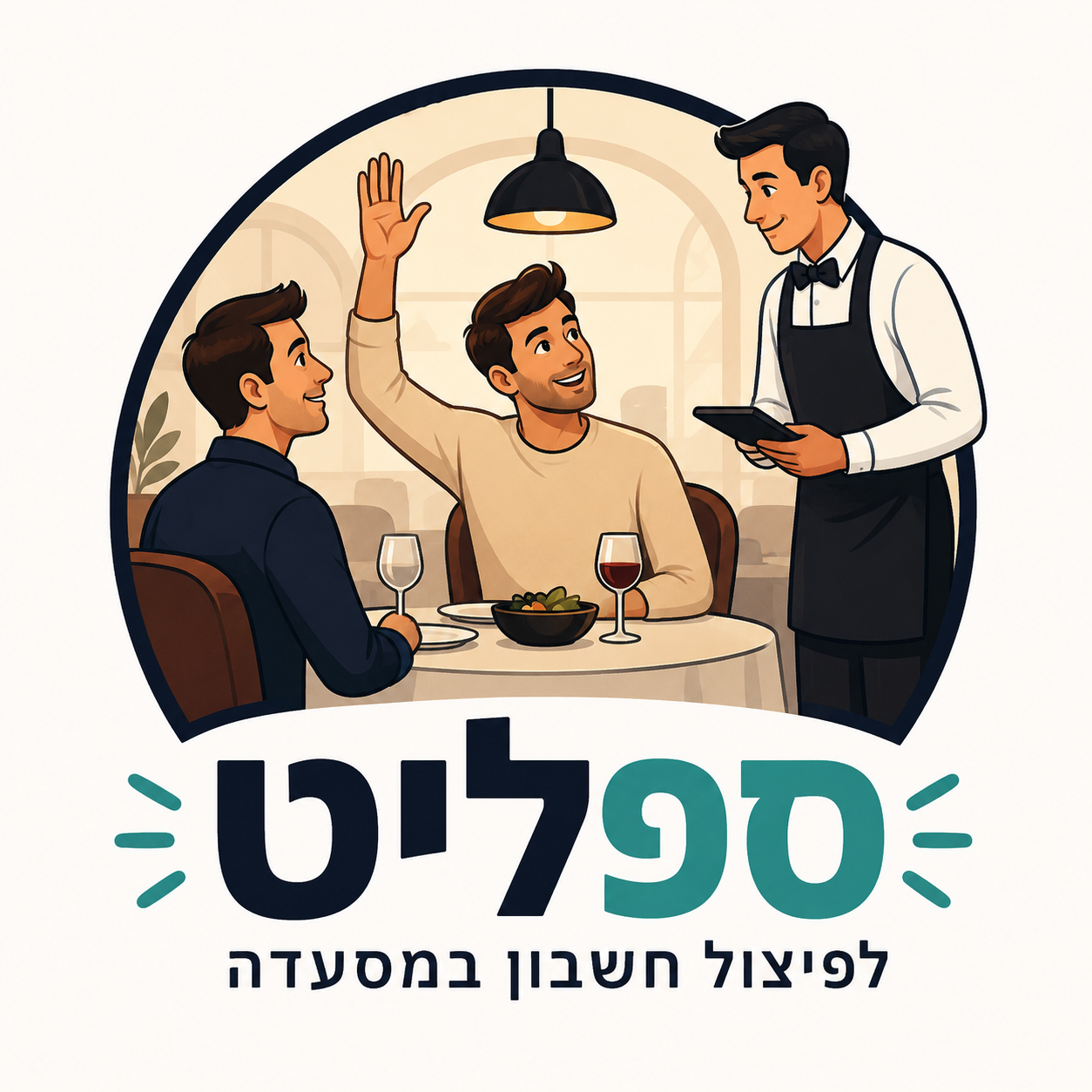 ספליט (Split) — אפליקציית חלוקת חשבונות ופיצול חשבון במסעדה בעברית